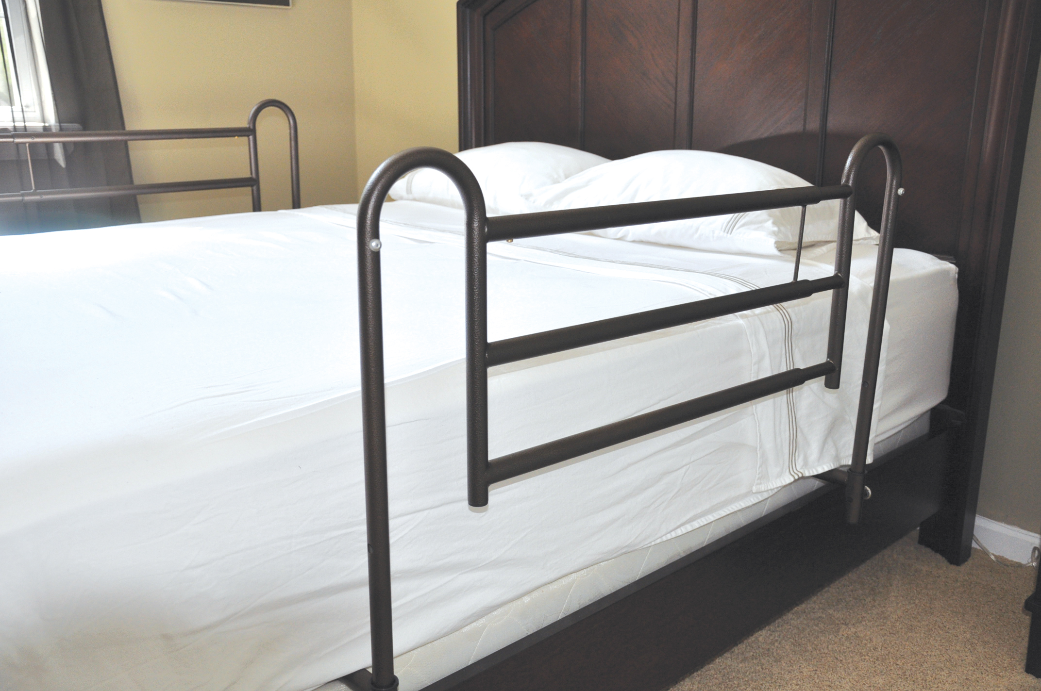 Drive Medical Home Bed Style Adjustable Length Bed Rails - 1 Pair - Image 3