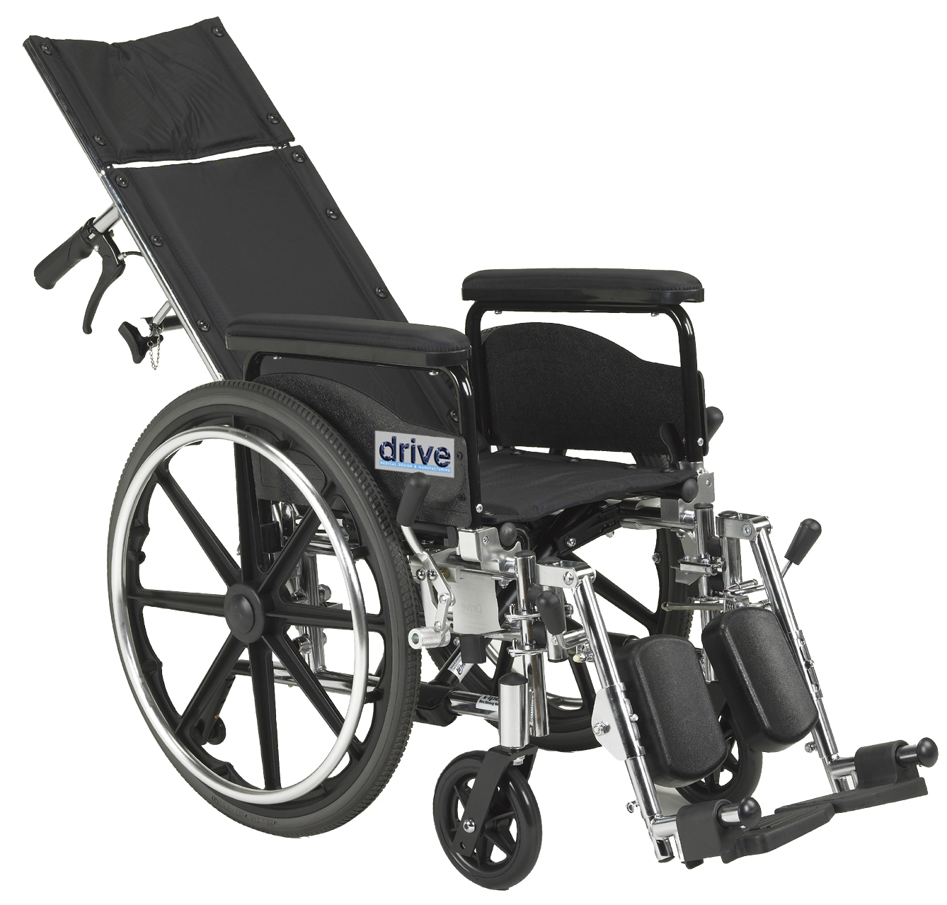 Drive Medical Viper Plus GT Full Reclining Wheelchair - Image 2