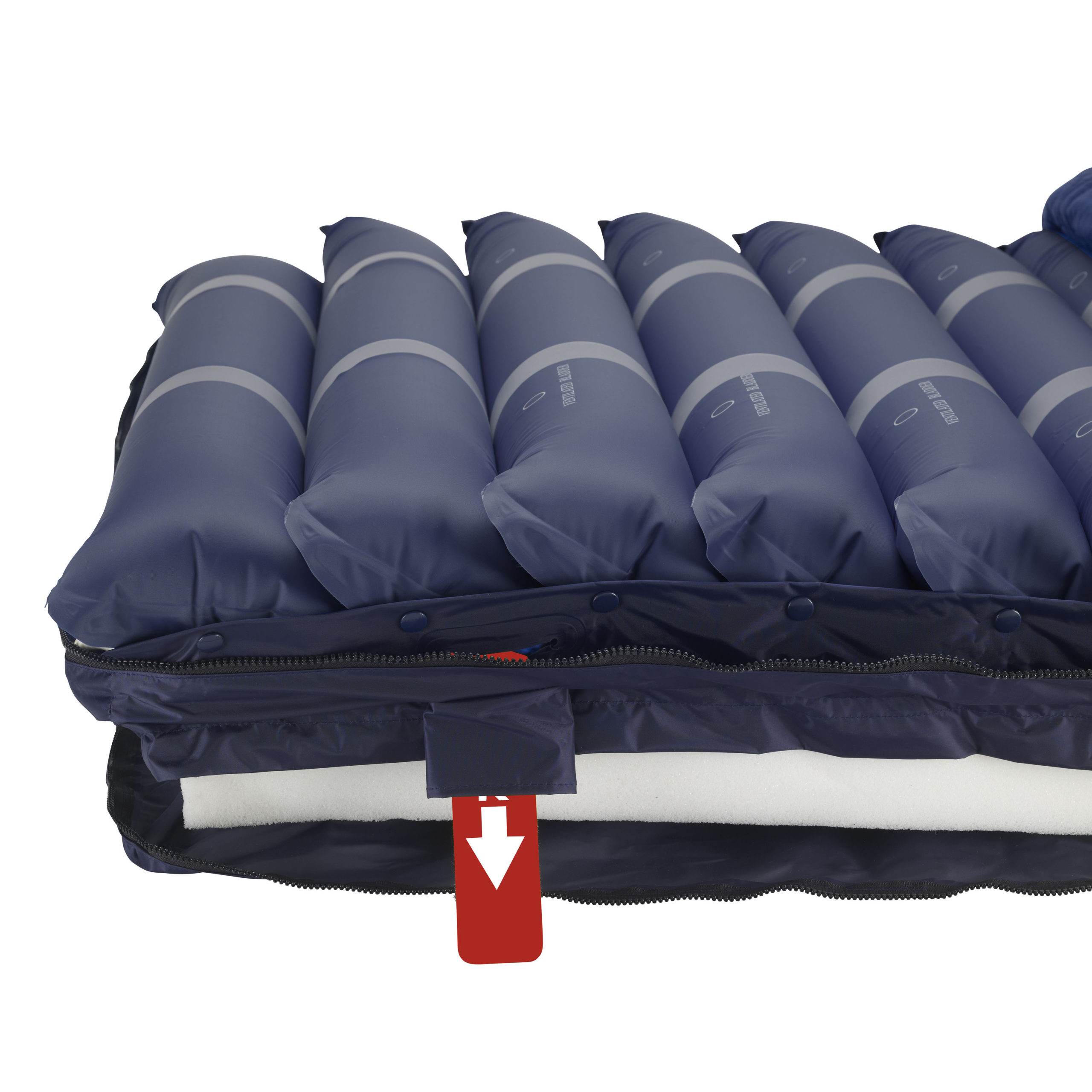 Med-Aire Assure 5" Air + 3" Foam Base Alternating Pressure and Low Air Loss Mattress System - Image 2