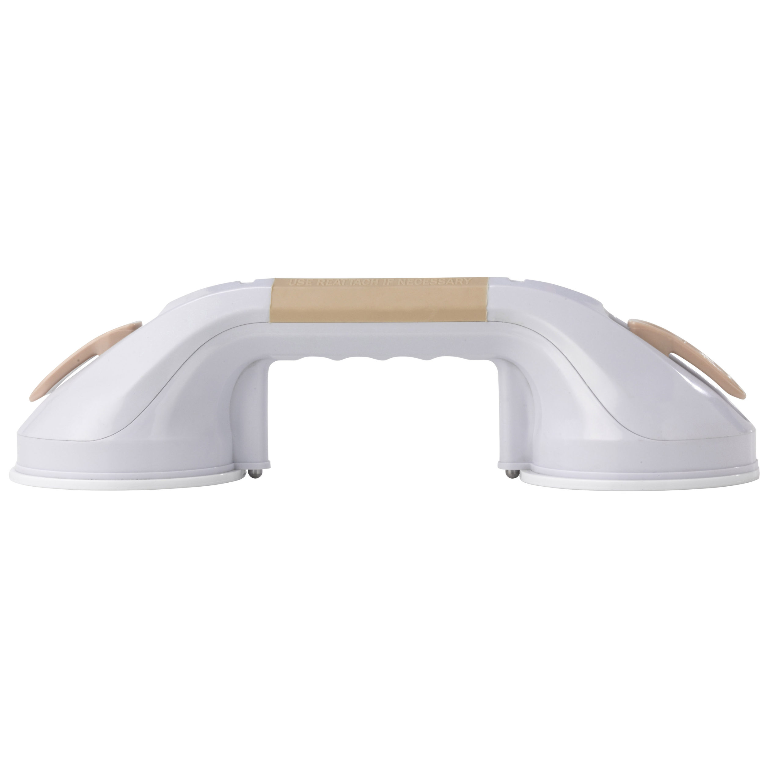 Drive Medical Suction Cup Grab Bar - 12" - White and Beige - Image 4