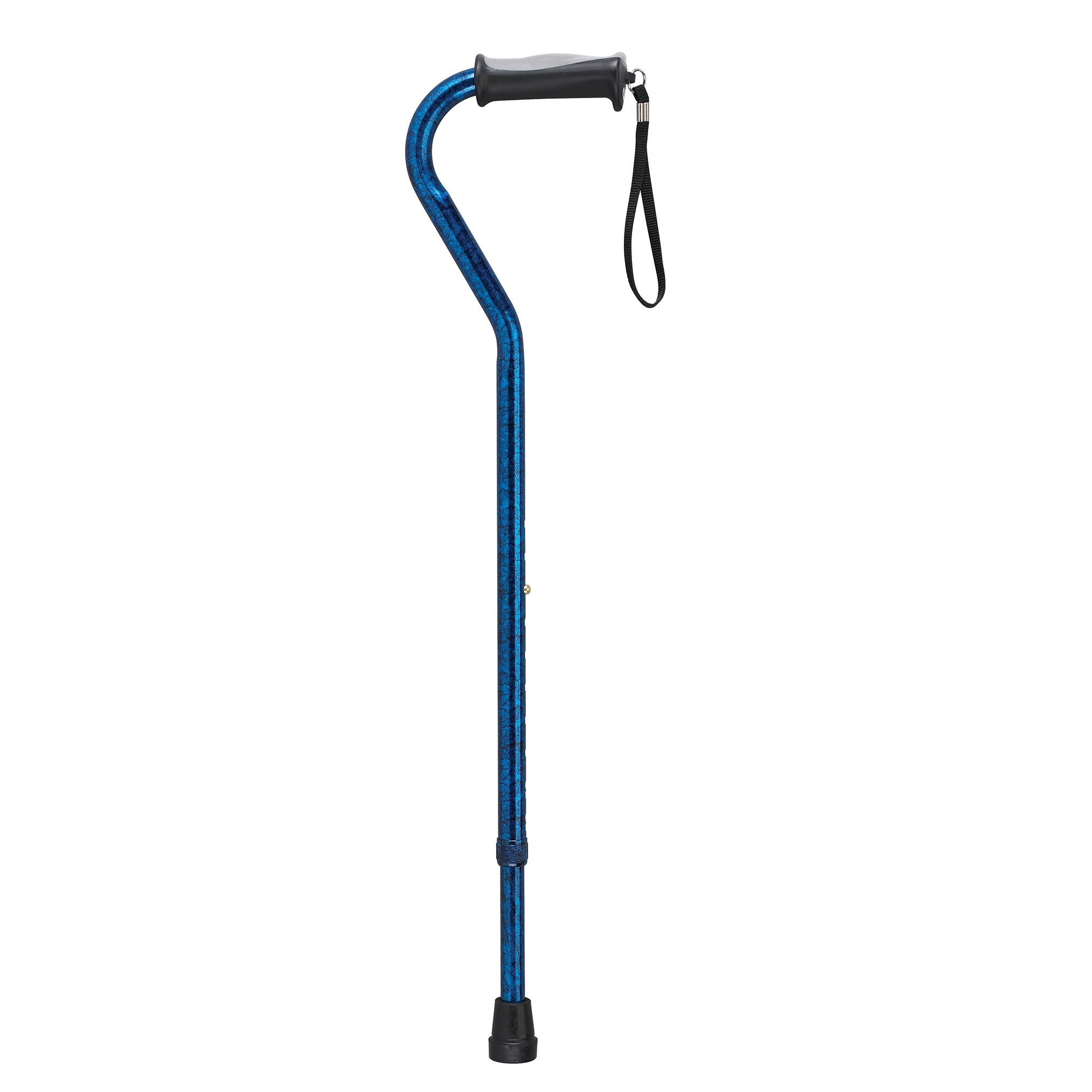 Drive Medical Adjustable Height Offset Handle Cane with Gel Hand Grip - Image 3