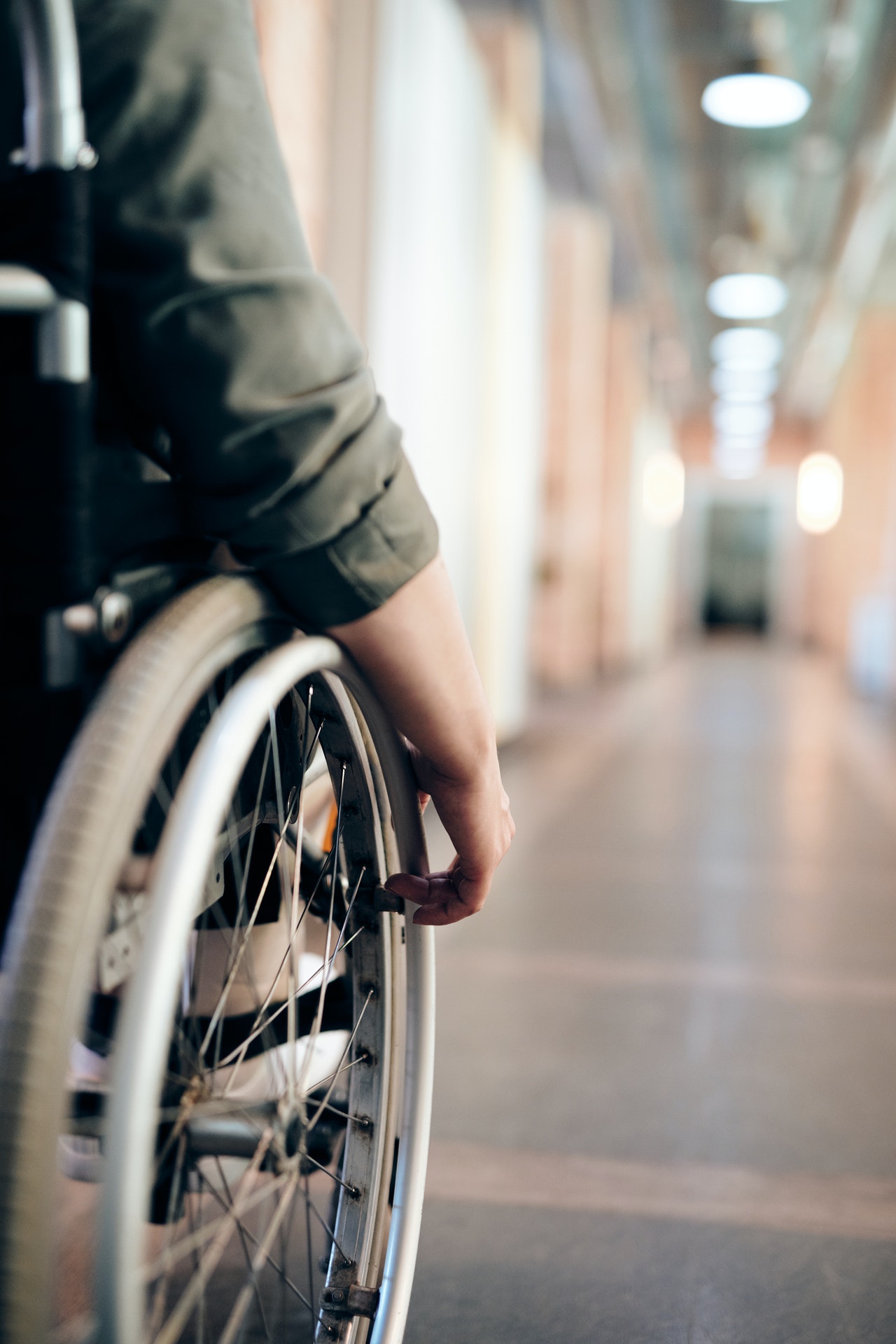 person in wheelchair