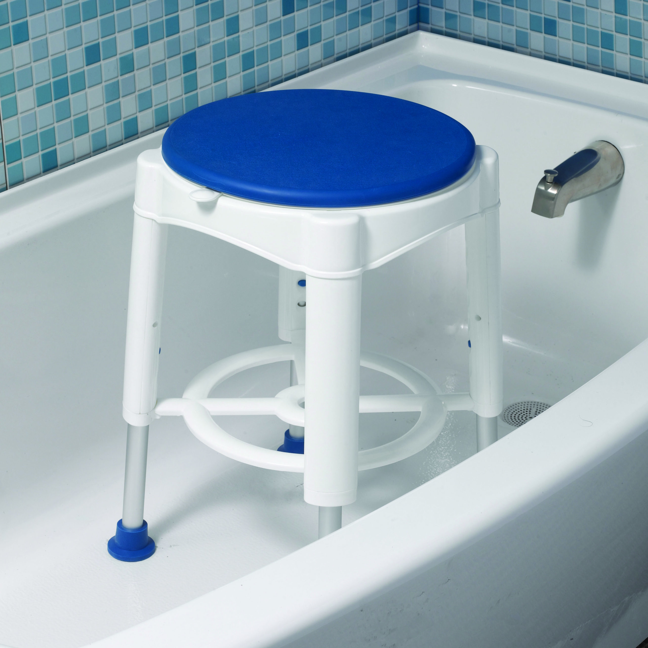 Drive Medical Bathroom Safety Swivel Seat Shower Stool - Image 4