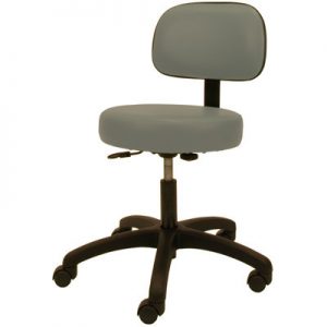 Winco 4350 Gas Lift Stool with Back